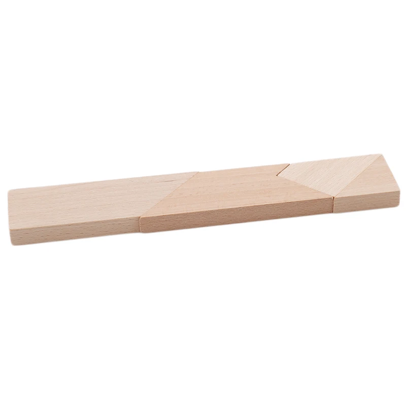 

1pc Wooden Puzzle Qiao Four Toys For Children T Word Of The Mystery Intellectual Educational Toys Kids Toys