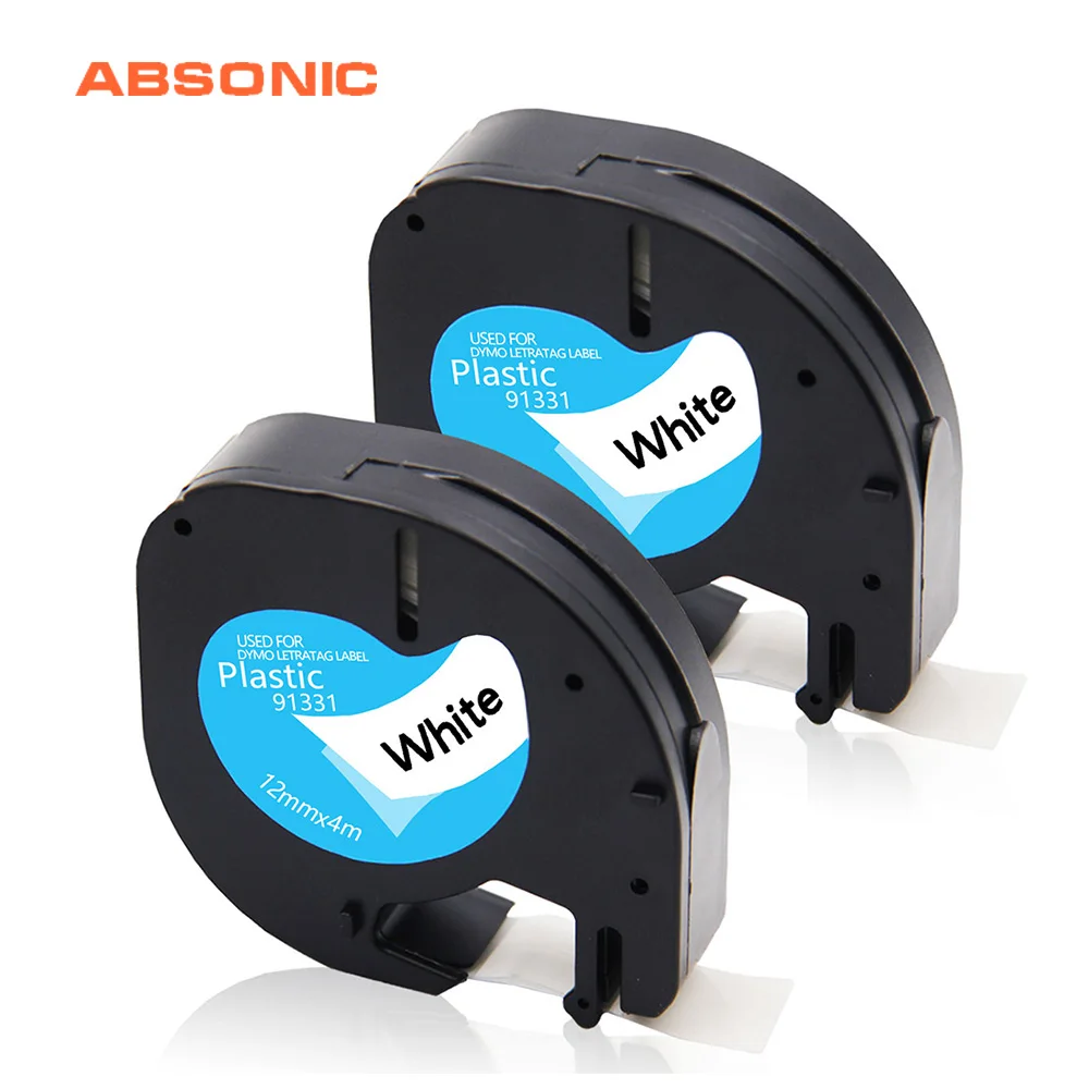 Absoonic 2 шт 12 мм ленты кассетные заправки 91201 91331 91221 59422 пластиковые этикетки кассета