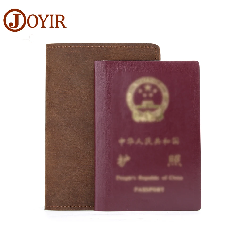 Дизайнерская мужская Обложка для паспорта из 100% натуральной кожи держатель