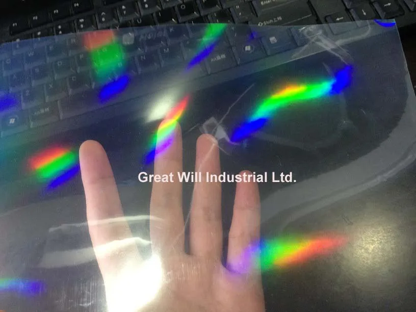 Голографическая хромированная виниловая пленка лучшего качества прозрачная для