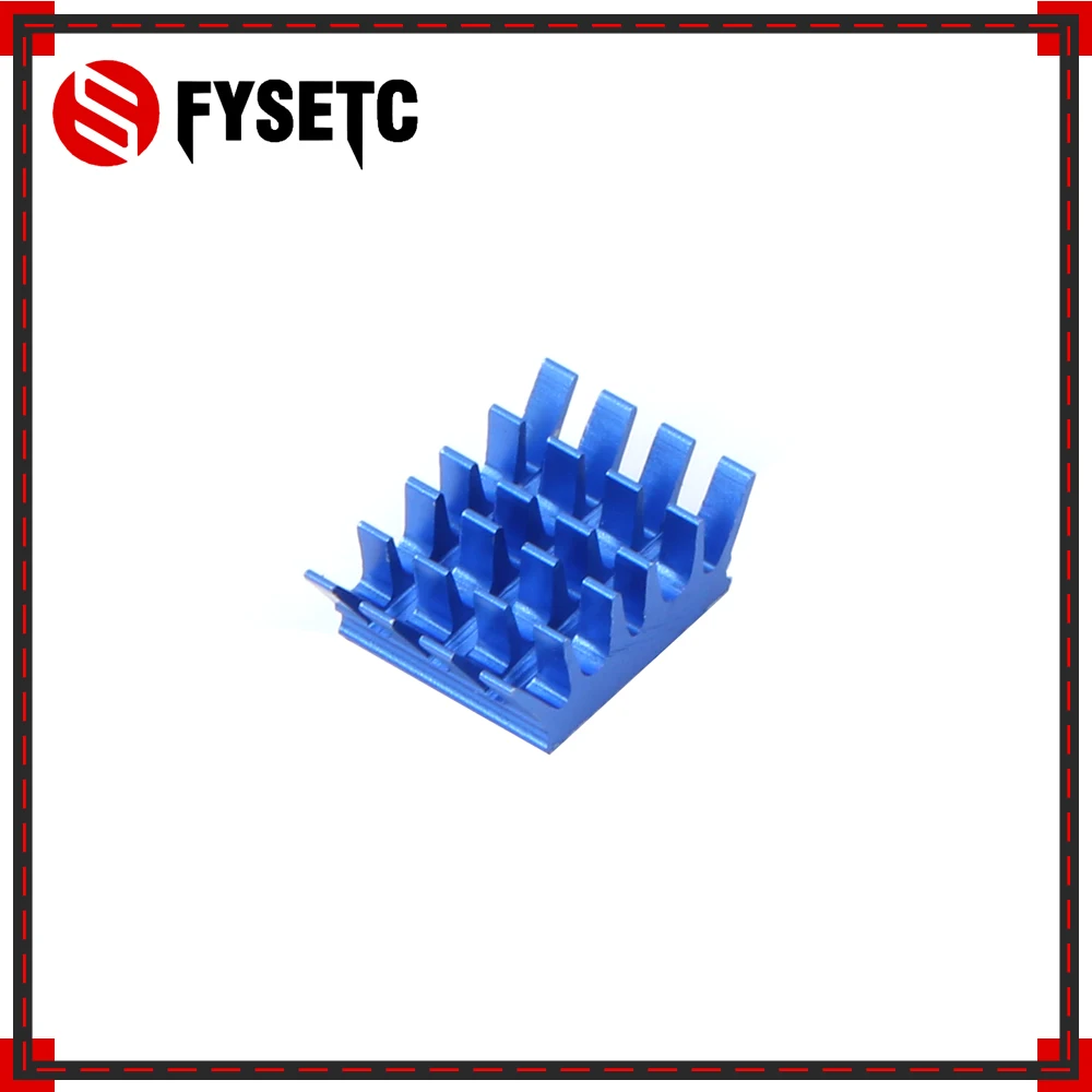 1 шт. Raspberry Pi колючие радиаторы кулер Алюминий синего цвета с клей радиатора для