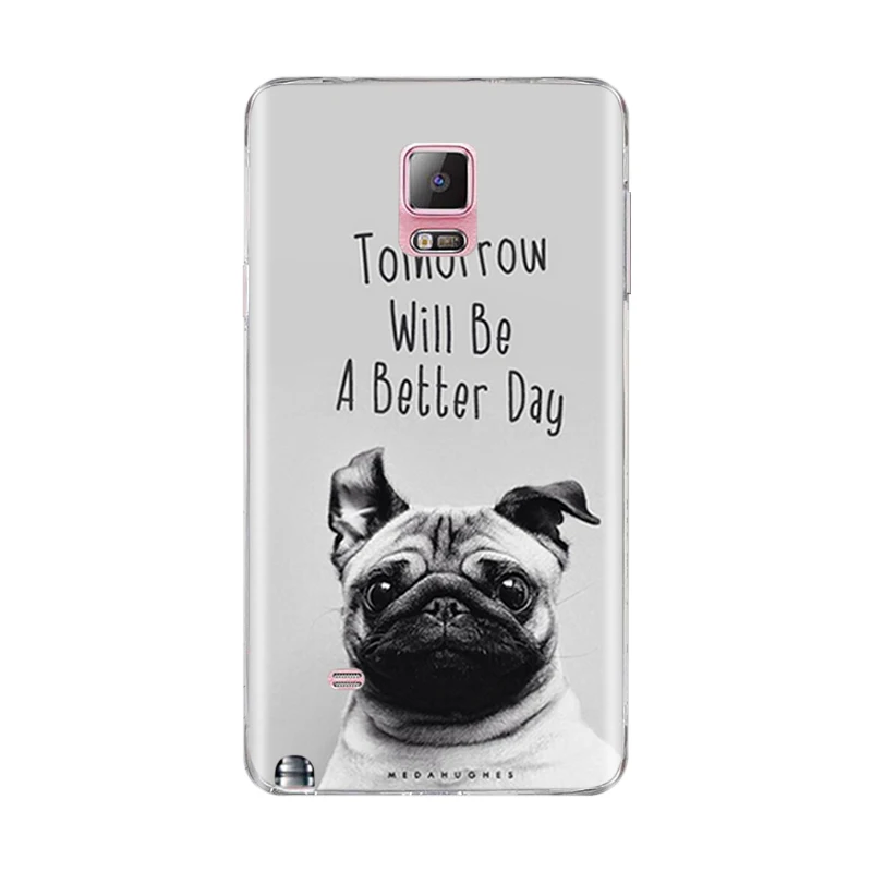 Для Samsung Galaxy Note 4 Note4 силиконовый чехол ТПУ задняя крышка 3D милая Капа для Coque N9100 N910F