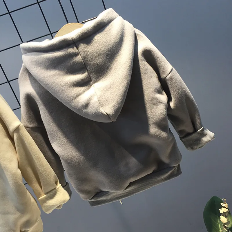 Dfxd/детское Толстовки 2017 зимние для маленьких мальчиков с длинными рукавами и