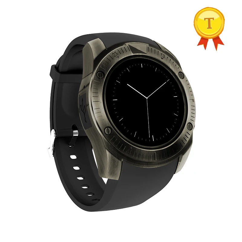 2018 Самые продаваемые винтажные мужские часы Bluetooth наручные умные телефон