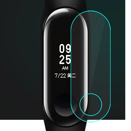 5 шт./лот стекло для Xiaomi Mi Band 3 умный браслет Защитная пленка экрана HD ультратонкая
