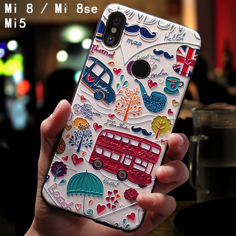 YonLinTan силиконовые роскошный банк чехол для xiomi Xiaomi mi 8 se 8se 5 Телефон Назад Мягкий 3D