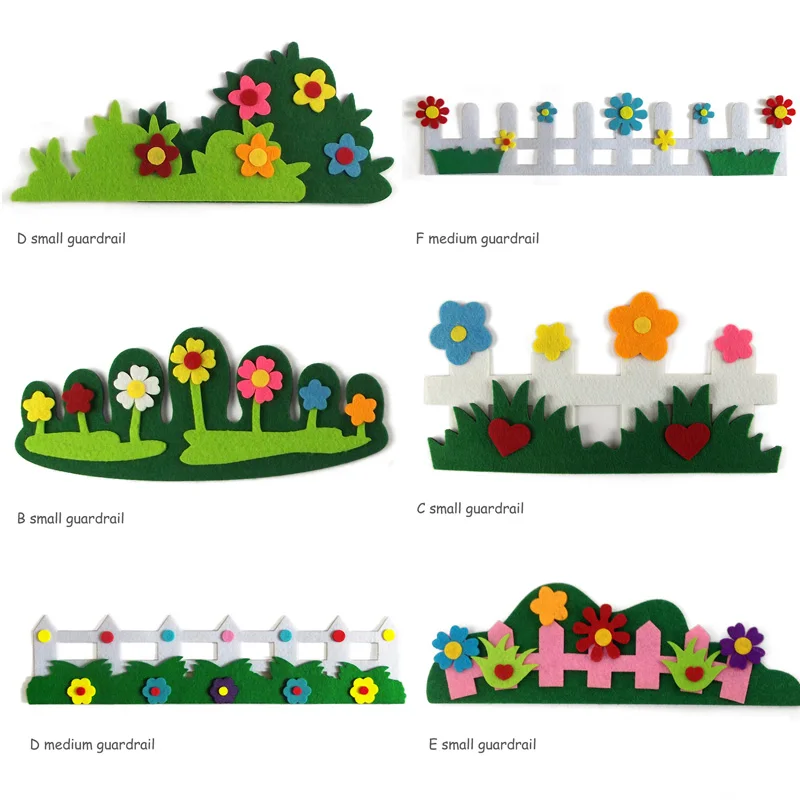 DIY Детская комната Детский сад Декор войлочная ткань для рукоделия спальня