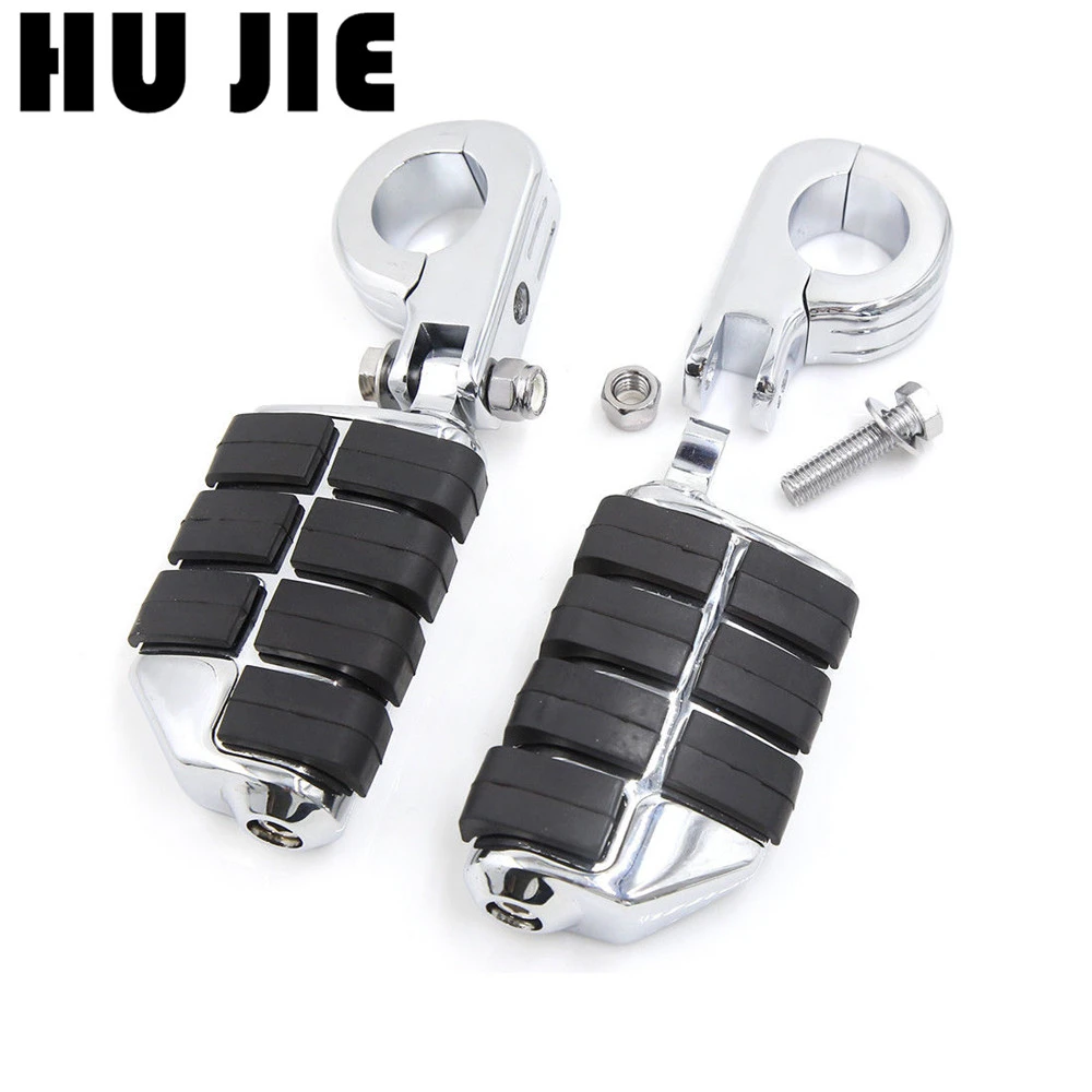 Мотоцикл 1.25" 32мм Хайвейная Полка для Ног с Креплением для Harley Sportster Softail Suzuki Yamaha Honda GoldWing GL1500.