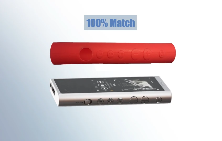 Силиконовый мягкий кожаный чехол для sony NW ZX300 ZX300A mp3 плееров Walkman гелевый черный