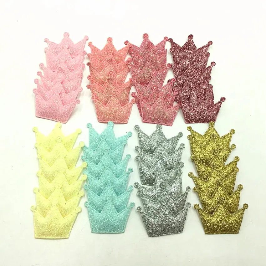 80 шт 4*2 7 см блестки пластыри корона горный хрусталь аппликации для ремесло одежда