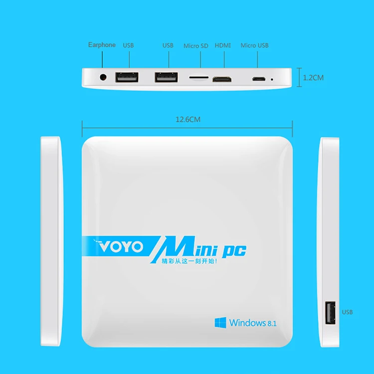 Upgrate Voyo окна 8.1 4 ГБ оперативной памяти 64 ROM Z3735 четырехъядерных процессоров бизнес