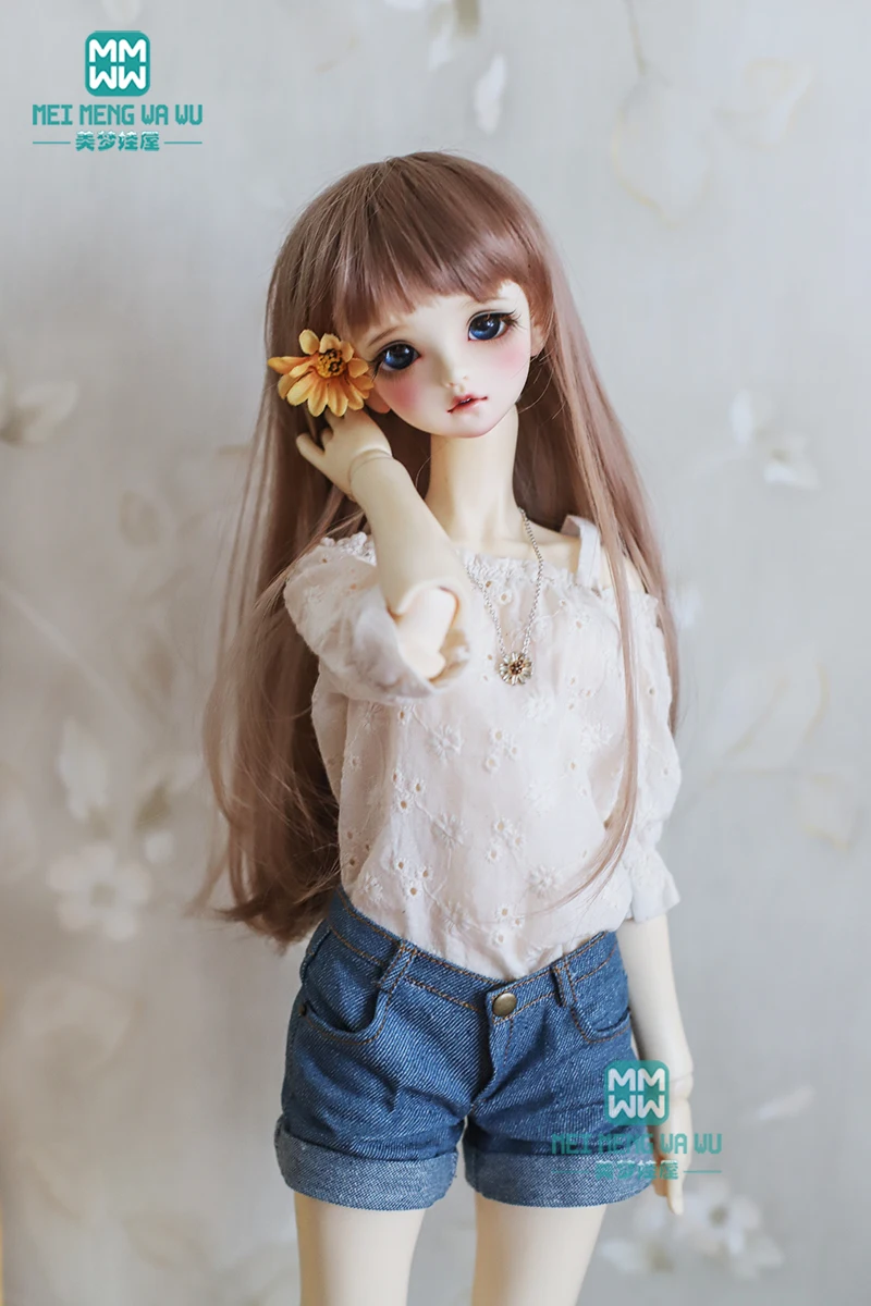 1/3 Одежда для куклы BJD шарнирных кукол 58 63 см модная рубашка слинг DD SD джинсовые