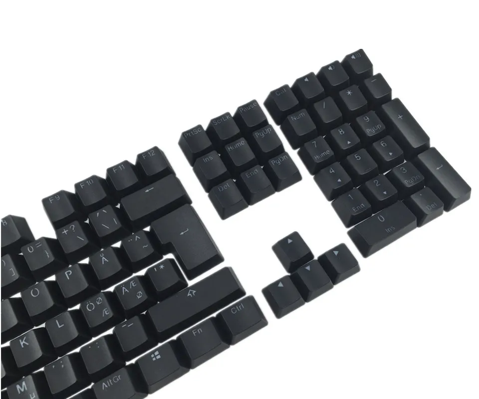 Крутые джазовые двухстрелочные черные толстые PBT FI ISO раскладки 108 с подсветкой, OEM профиль Keycap для MX механической клавиатуры