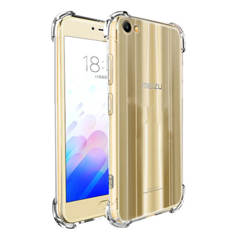Для Meizu M3x случае Роскошные противоударный Панцири Чехол Carcasa Корпус GASBAG Crystal Clear