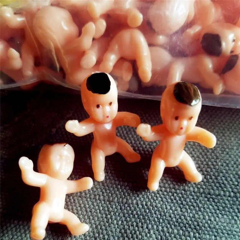 

100pcs 1Inch Mini Plastic Baby Favor Supplies For Baby Shower and Ice Cube Game
