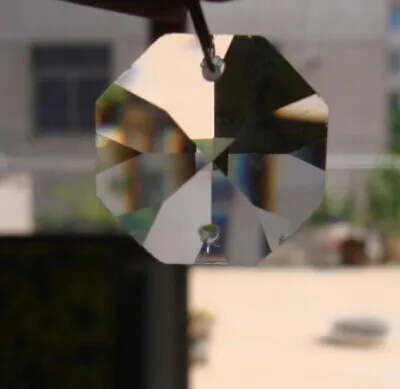 2000 шт./лот 14 мм кристалл AB с 2 отверстиями цветные Восьмиугольные бусины для