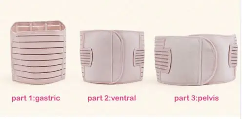 3 в 1 Женский пояс для восстановления живота/талии/таза поддерживающий интимное