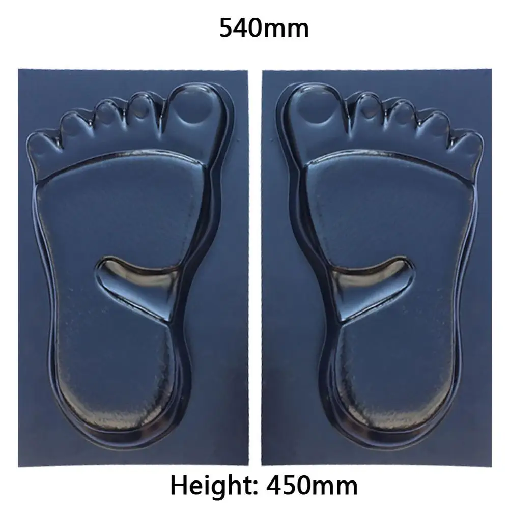 Foot Садовые формы для керамической плитки DIY Пластиковые прогулки вручную дорожный путь производитель сад пропиленовая тротуарная цементная кирпичная каменная бетонная форма - Цвет: Foot