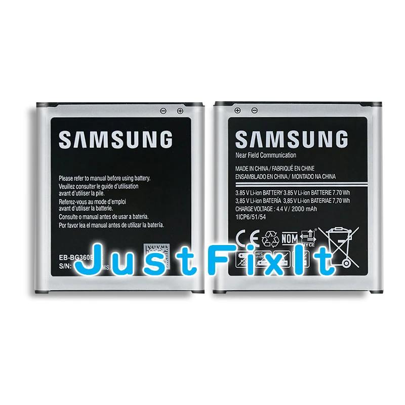 Оригинальный EB-BG360BBE Батарея для Galaxy CORE Prime G3606 G3608 G3609 J2 2015 натуральная EB-BG360CBE EB-BG360CBC