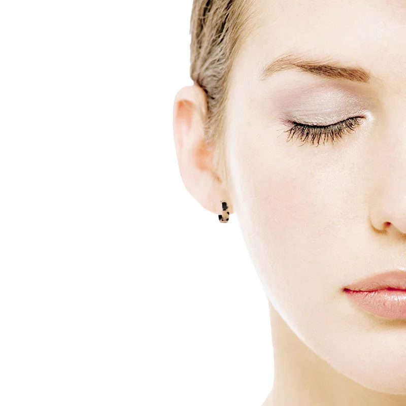 

Fashion Ladies Earrings Popular Acrylic Party Ladies Exquisite Wild Ear Jewelry Round Simple Style Accessories Khaki Gift