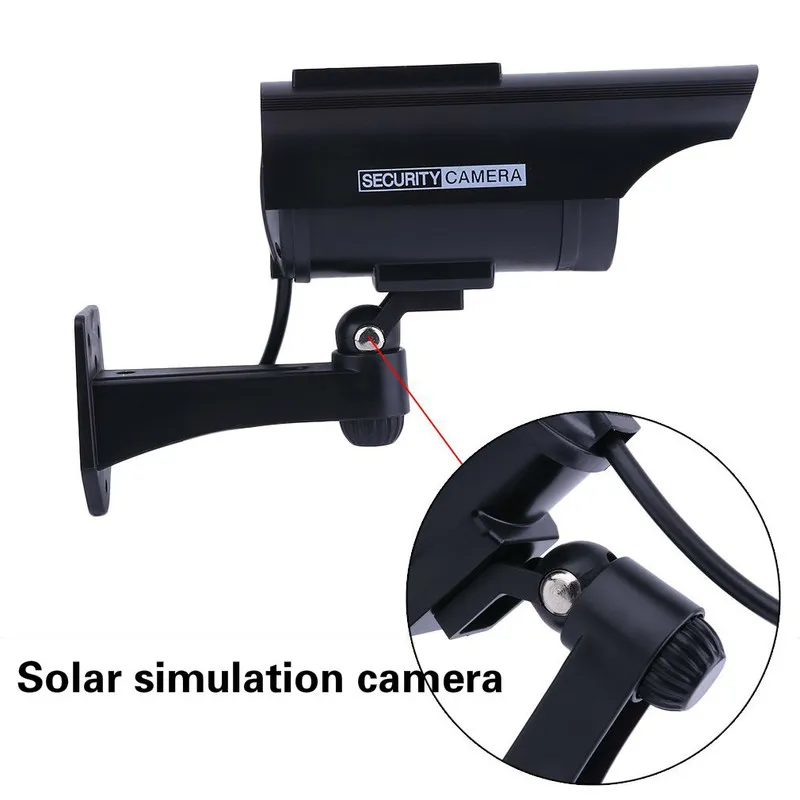 Фальшивая камера видеонаблюдения для дома регулируемая Водонепроницаемая