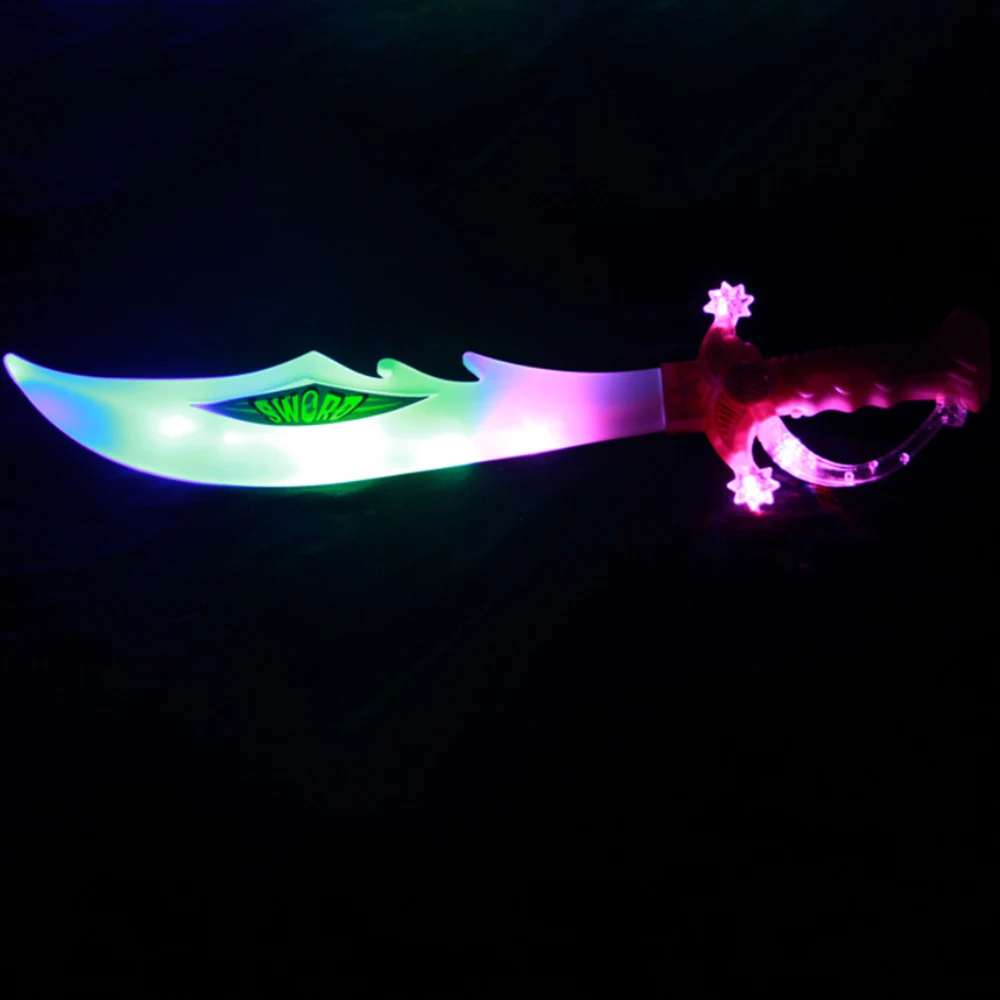 Красочное моделирование меча светящаяся игрушка toychildren Light Cutlass световой меч