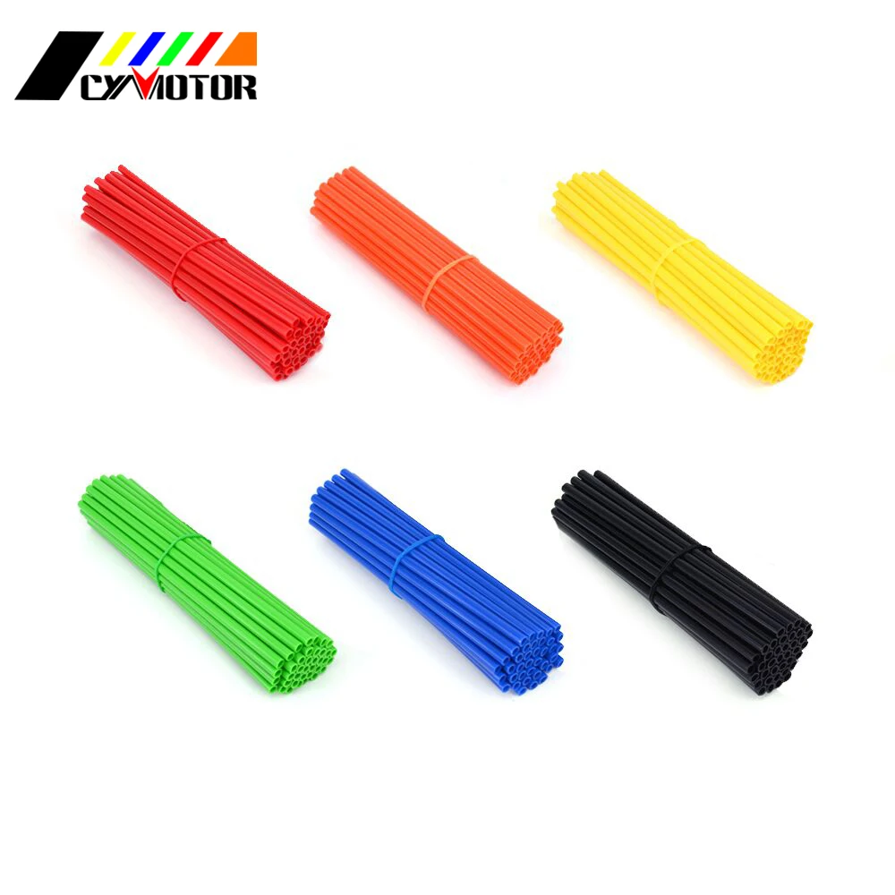 36 шт. разноцветные защитные накладки на спицы колеса для мотоцикла HONDA YAMAHA KAWASAKI CR