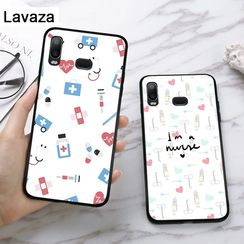 Силиконовый чехол для медсестры медицинская медицина Samsung A2 Core A3 A5 A6 Plus A7 A8 A9 A10 A30