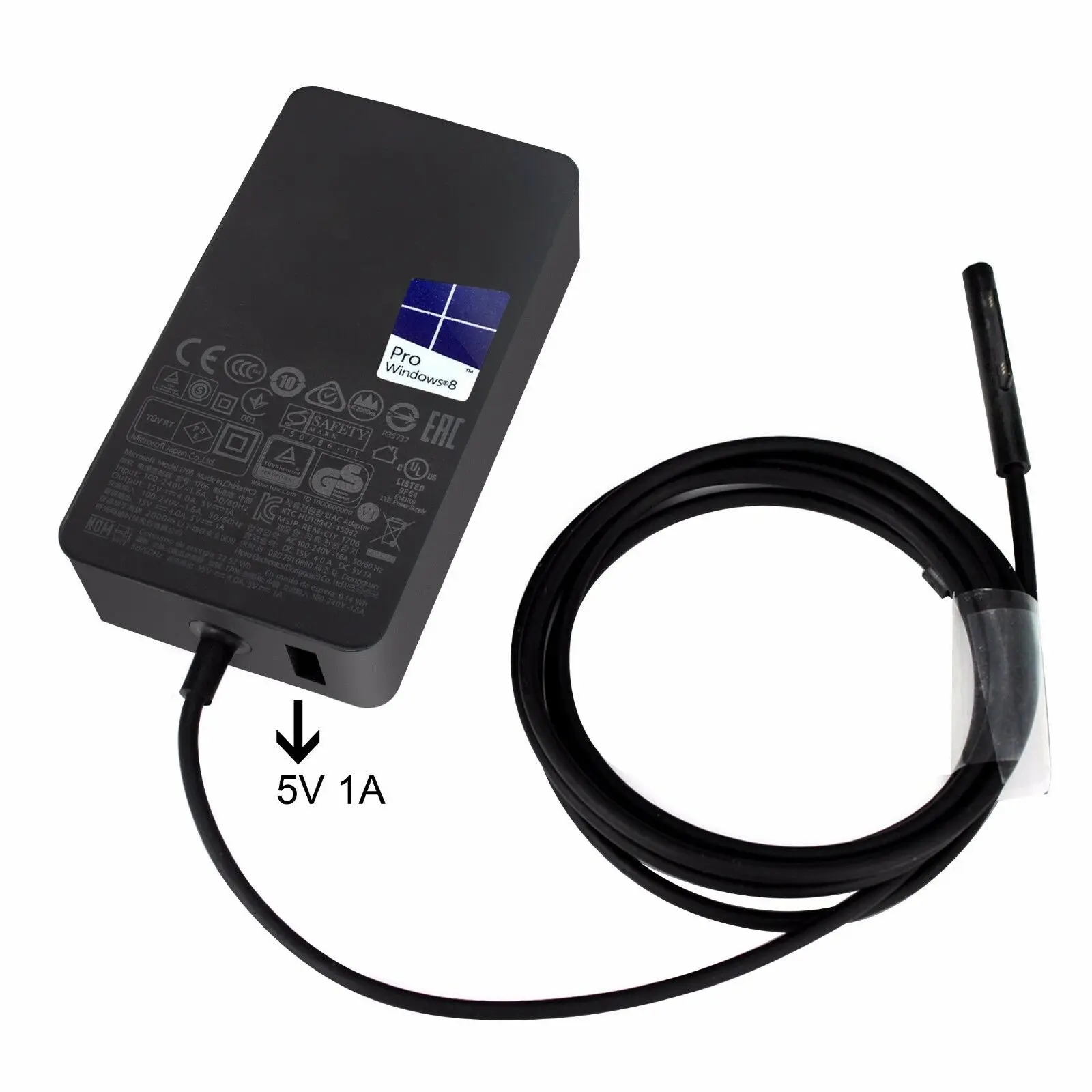

Q4Q-00001 Q5N-00001 15V 4A 65W New Original FOR Microsoft Surface Book Pro 3 Pro 4 1706 AC Adapter