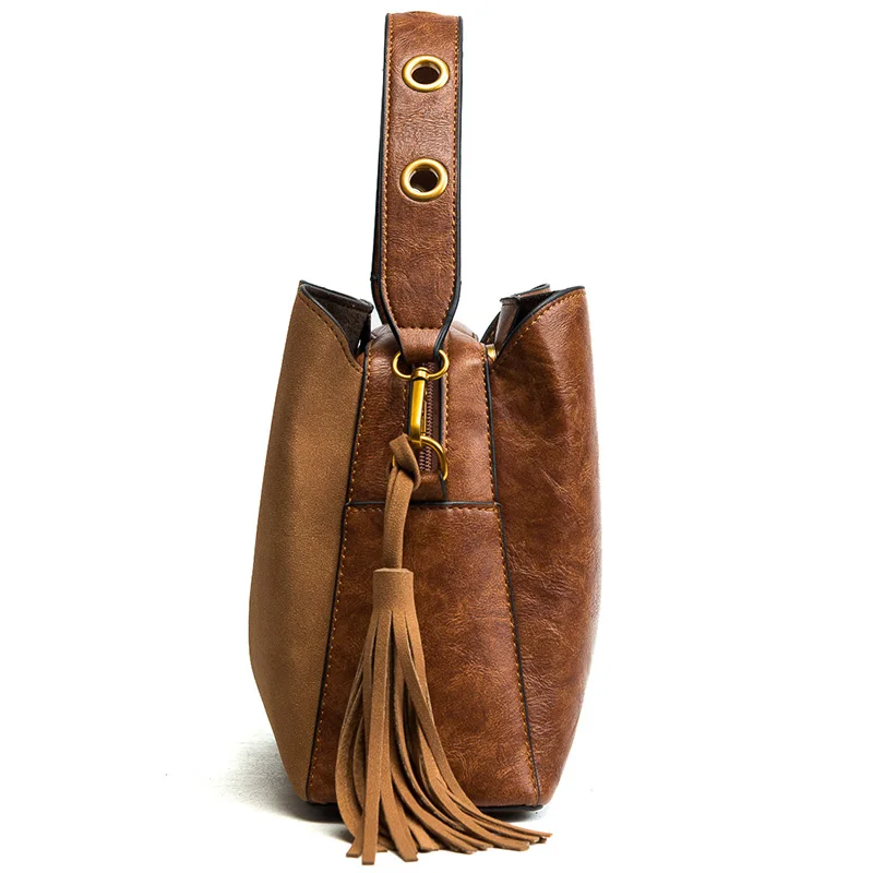 Женская сумка мессенджер винтажная с широким ремешком 2019|messenger crossbody bag|crossbody bagtassel