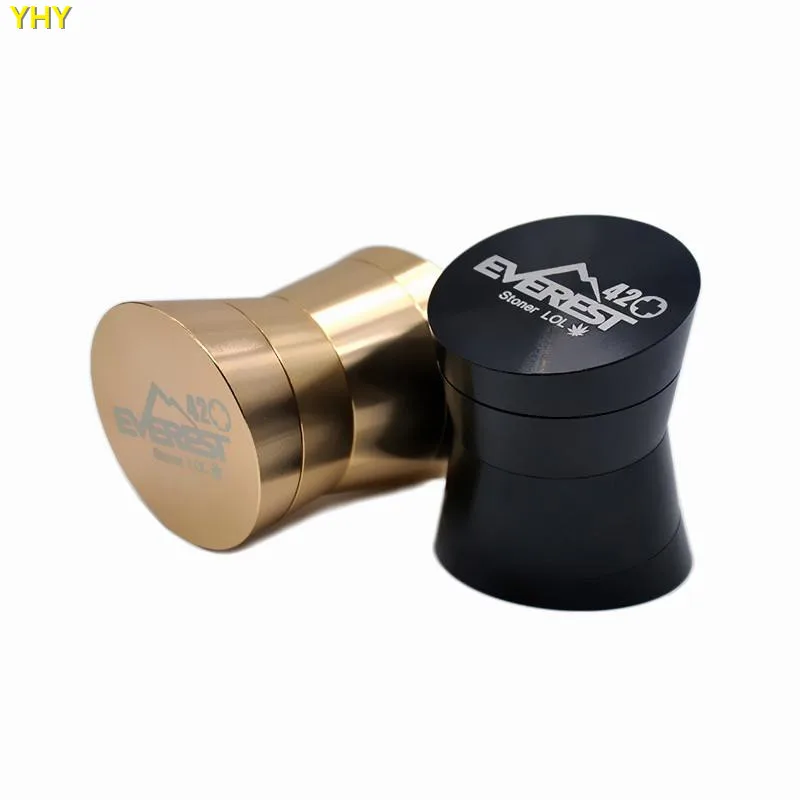 Новое прибытие Everest Stoner CNC алюминиевый тонкий Точильщик талии 4 части табака травы