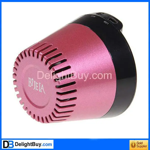 Pink Bluetooth speaker Bei AUX audio input lithium battery calls mini portable | Электроника