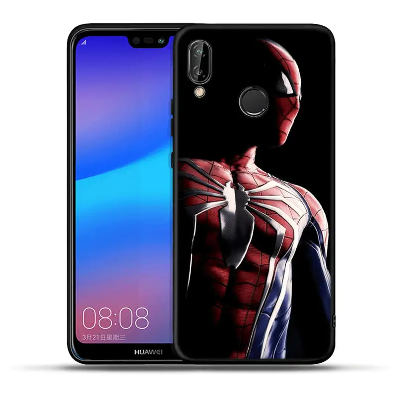 Чехол Мстители звездное небо для huawei mate 20 10 P30 P20 P10 P9 P8 Lite Pro P Smart Черный силиконовый чехол Captian Marvel