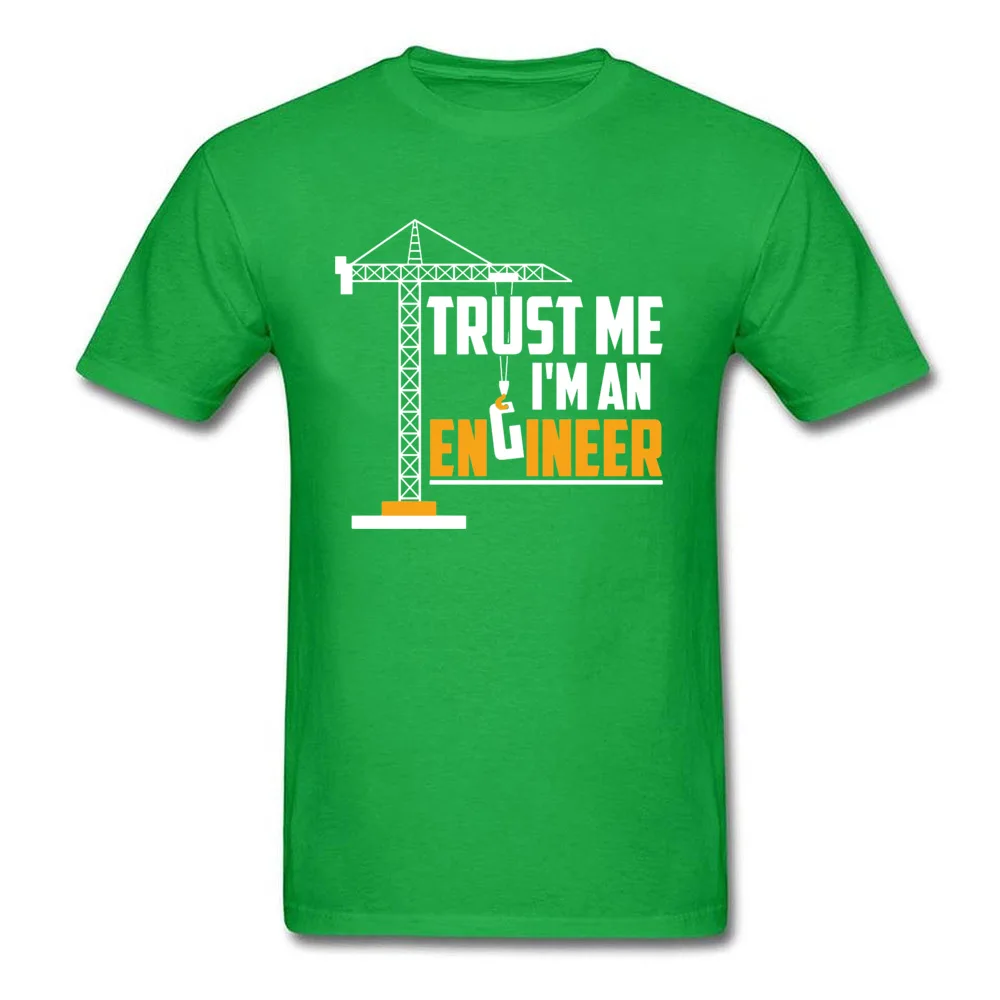 Футболка из 100% хлопка Мужская футболка Trust Me I Am An Engineer с графическим рисунком для