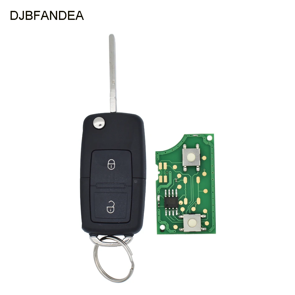 DJBFANDEA 1J0959753AG Автомобильный Дистанционный ключ 434 МГц для VW/VOLKSWAGEN Beetle Bora Golf Passat