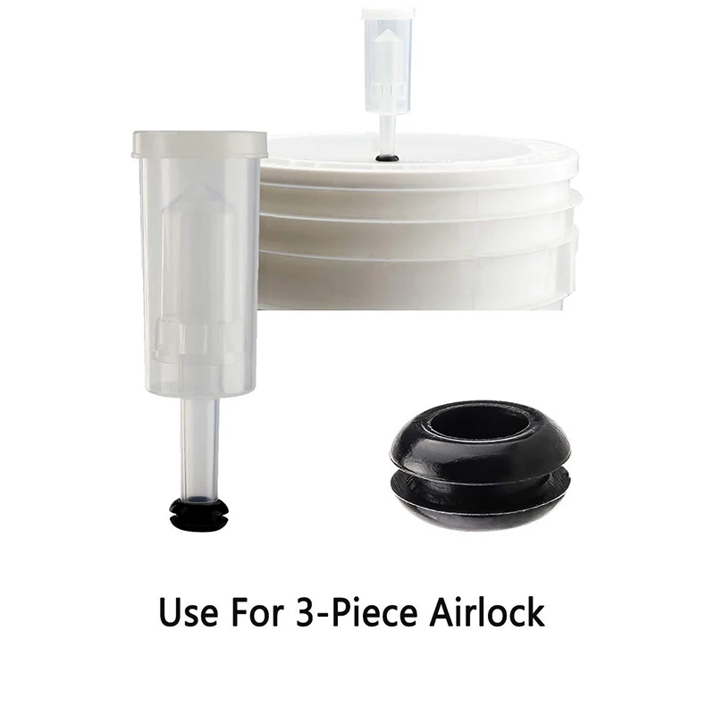 Airlock втулка для Airlock на Homebrew пиво Mead вино ферментер Крышка для домашнего пивоварения Пиво Вино 6 шт./лот