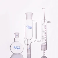 extraction apparatussoxhlet with coled condenser and ground glass jointsflask capacity 100ml150ml250ml500ml1000ml2000ml