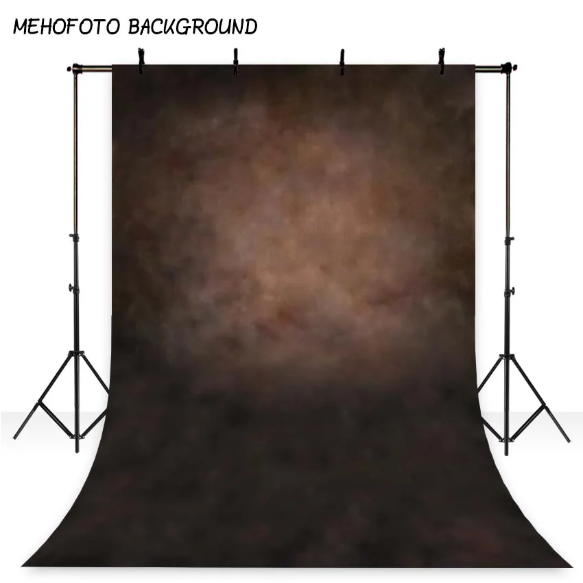 Фон для фотосъемки однотонный виниловый старинный МАСТЕР темно коричневый фон