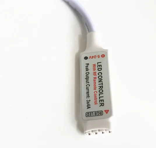 Светодиодный rgb контроллер DC12-24V 17key RF беспроводной пульт дистанционного управления для RGBSMD3528 5050 Светодиодная лента