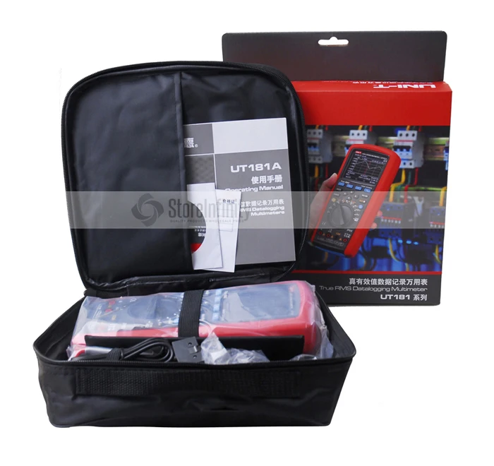 True RMS Datalogging Цифровой мультиметр UNI-T UT181A DMM измеритель температуры емкости с повторной зарядкой диагностический инструмент