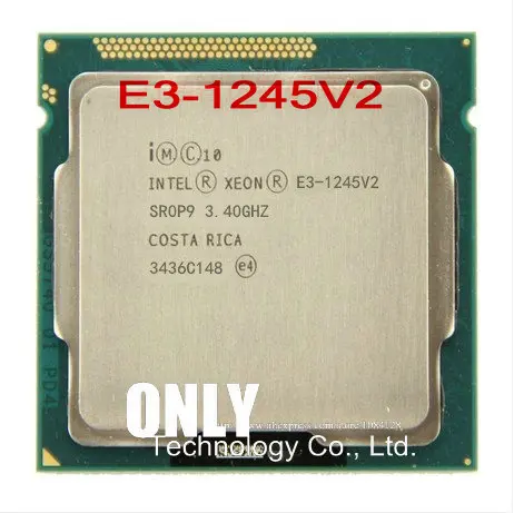Оригинальный телефон Φ v2 E3 1245 процессор CPU 3 4G (кэш 8M 40 ГГц) четырехъядерный 22 нм 77