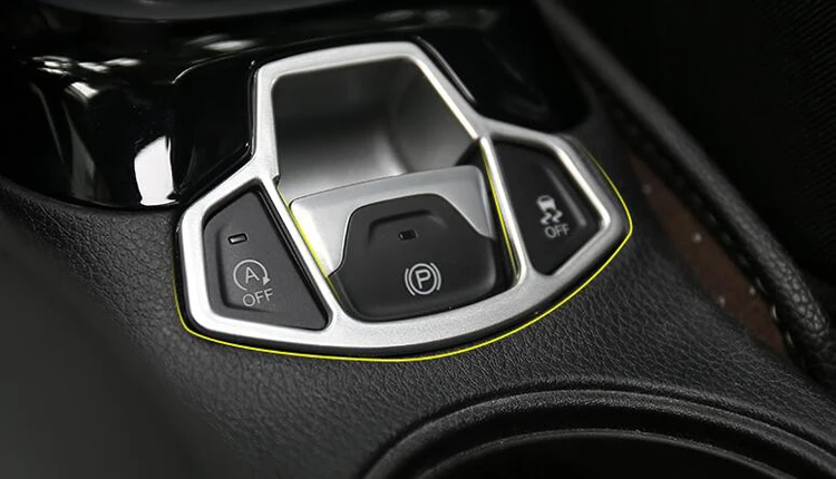 Автомобиль Стайлинг ABS Матовый внутренний электронный ручной тормоз крышка