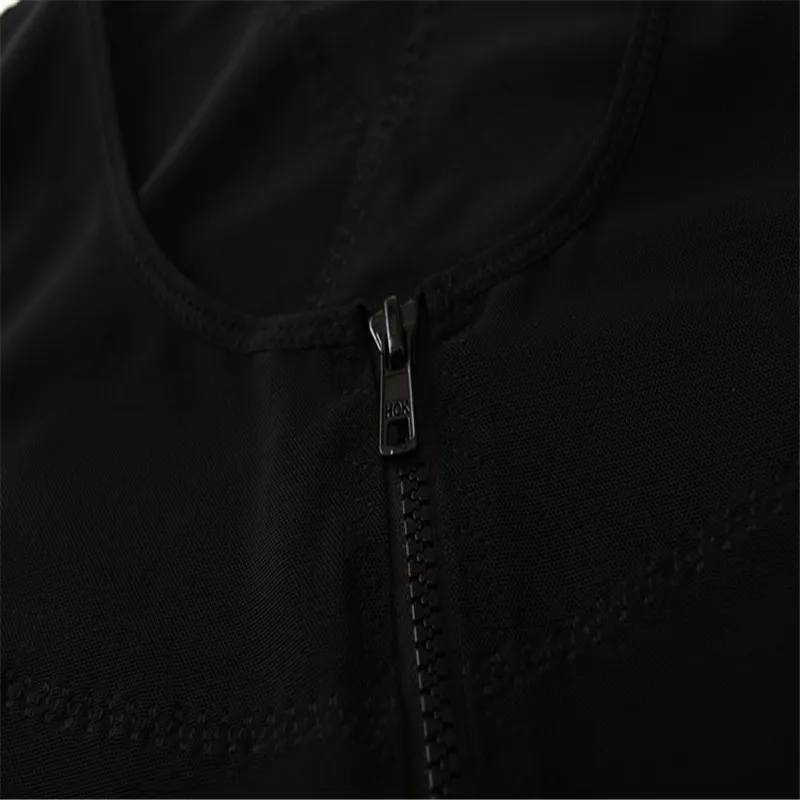 Mens Shapewear Slimming Girdle Belly Zipper Vest Male Body Underwear Shapers Waist Control Gynecomastia Tummy Leotard corset