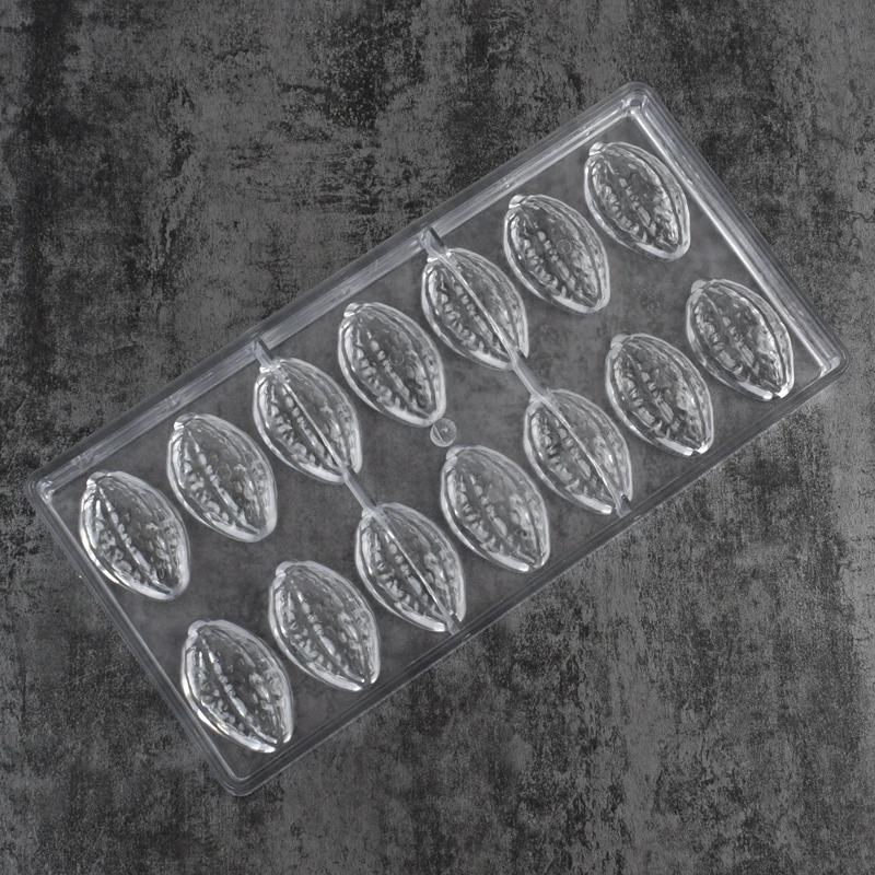 Форма орехов для какао-фруктов форма шоколада из поликарбоната льда желе жесткая