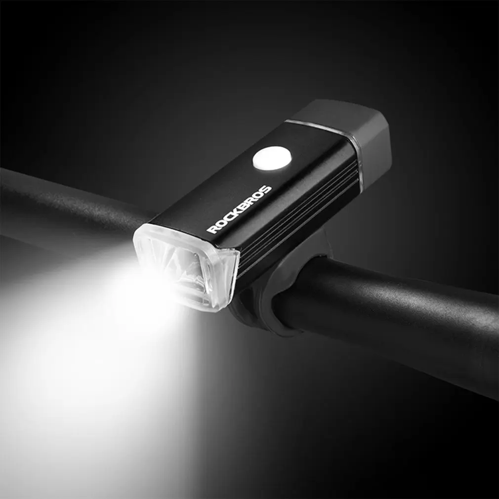 ROCKBROS USB Перезаряжаемые велосипедный светильник езда на велосипеде езда вспышка светильник Водонепроницаемый велосипед светодиодный головной светильник MTB велосипедная передняя лампа доступ Запчасти