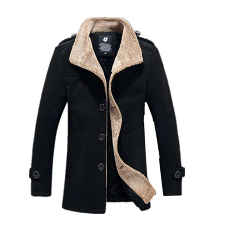 Мужская ветровка с длинным рукавом однотонная приталенная теплая куртка Осень