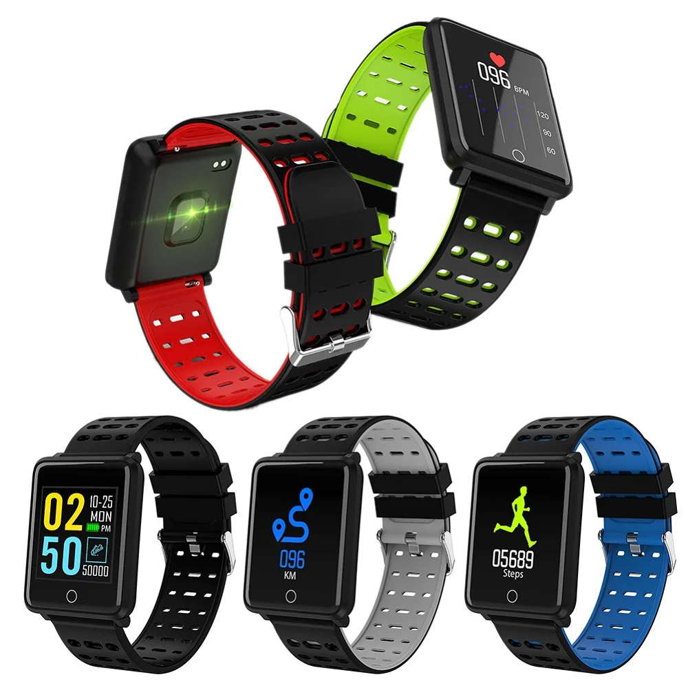 Абсолютно Новый смарт-браслет F3 1 44 Цвет Экран сердечного ритма крови Давление