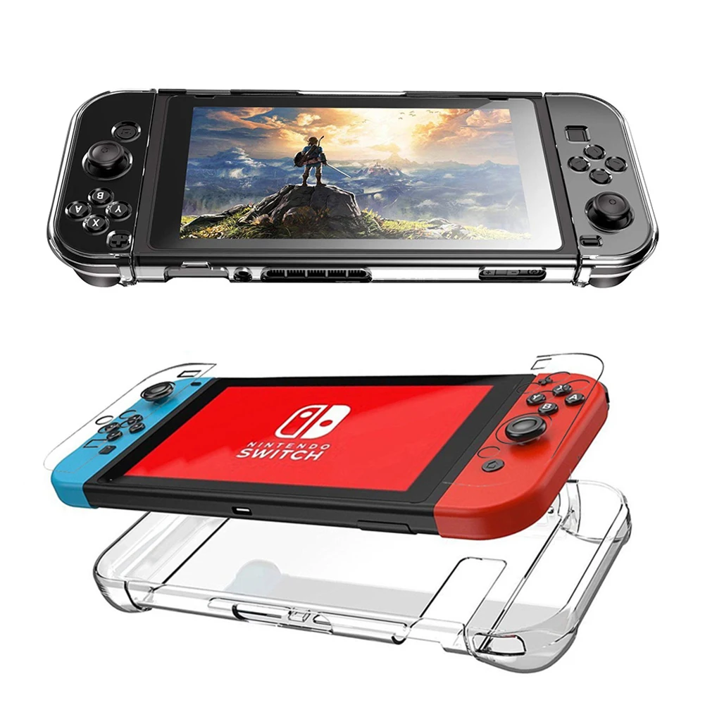 Мягкий защитный чехол для Nintendo Switch NS NX консоль из ТПУ с ручкой и слотом игровой