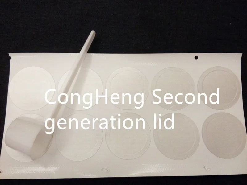 Второе поколение Крышки-самоклеющиеся алюминиевой крышкой для заправки