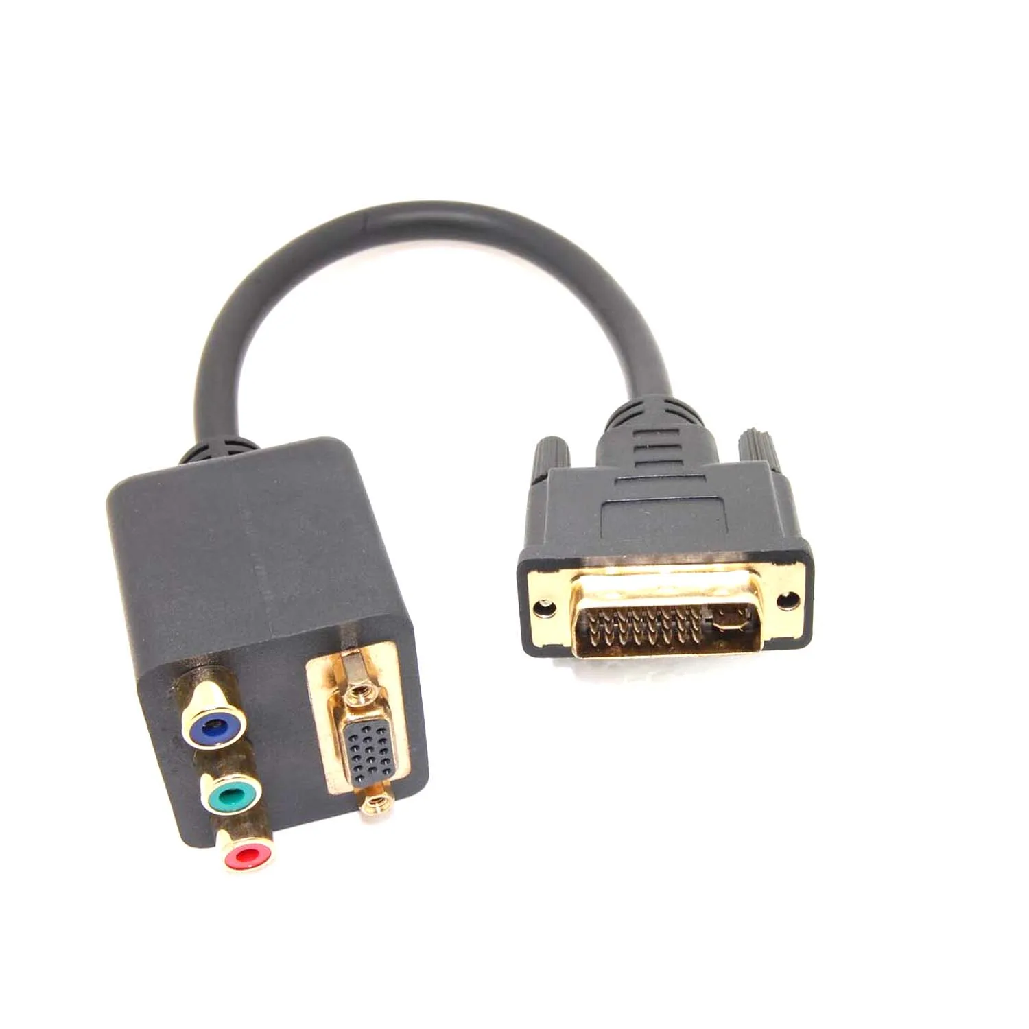 Кабель-адаптер с разъемом типа папа на VGA/RCA двойным мама C50 | Электроника